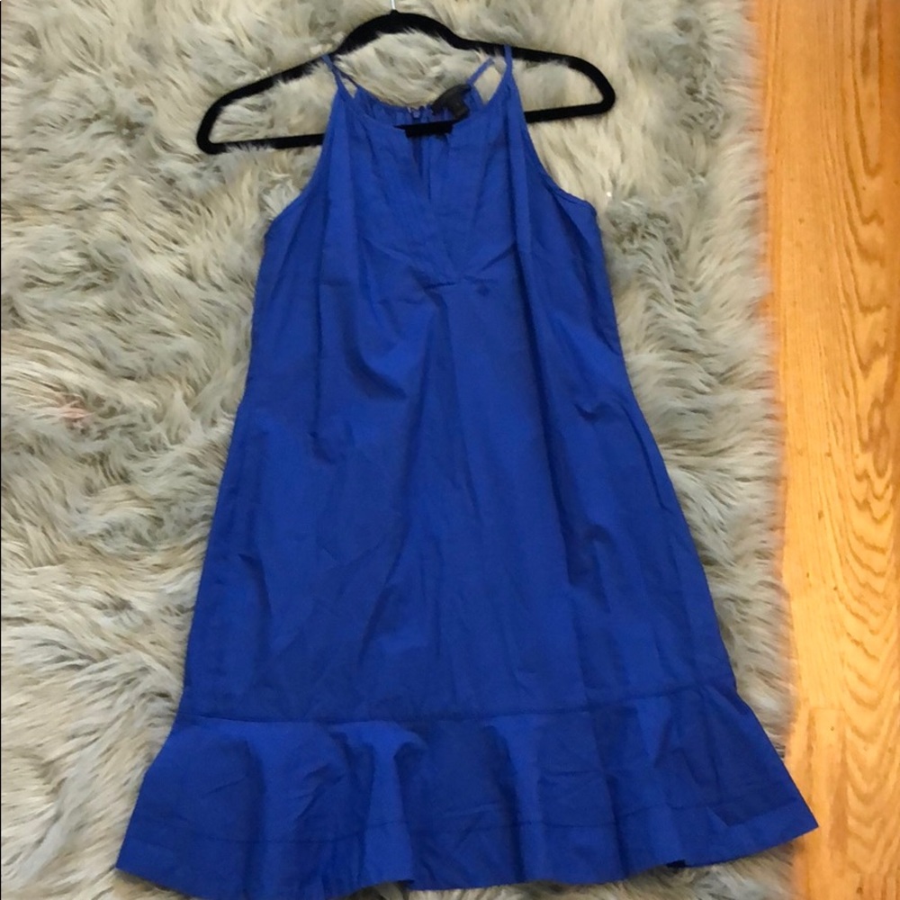 Float blue dress